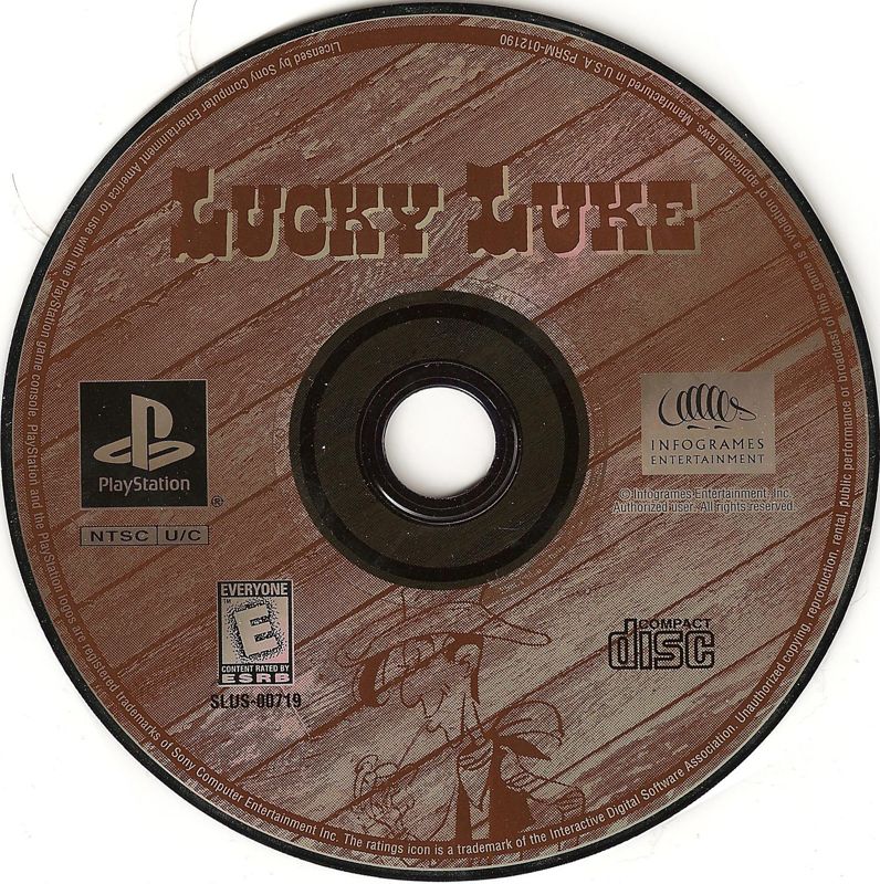 Media for Lucky Luke (PlayStation)