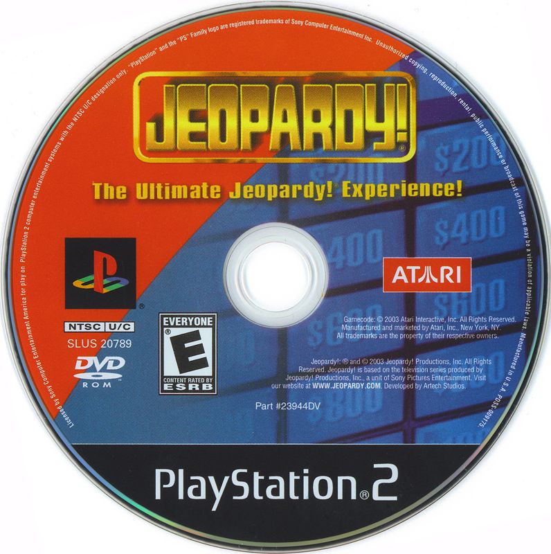 Media for Jeopardy! (PlayStation 2)