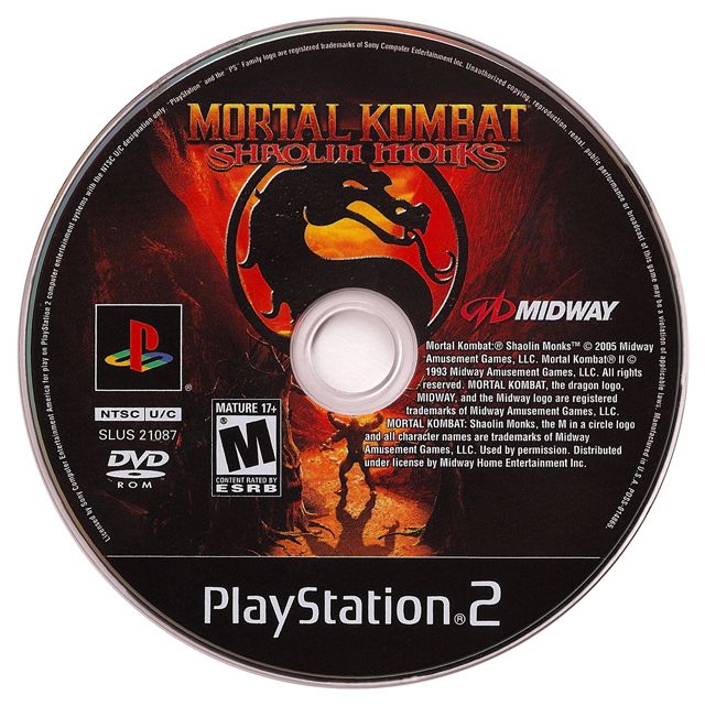 Media for Mortal Kombat: Shaolin Monks (PlayStation 2)
