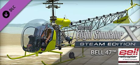 Front Cover for Microsoft Flight Simulator X: Steam Edition - Bell 47 (Windows) (Steam release)