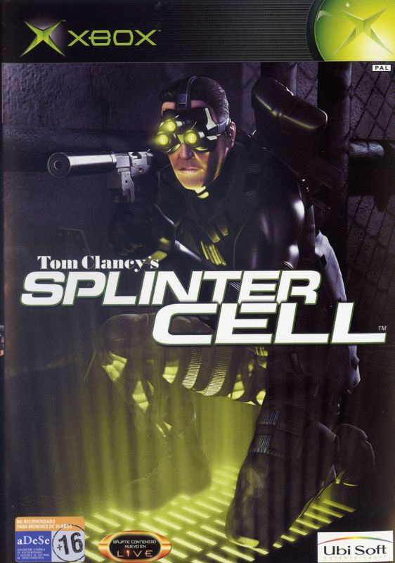 Front Cover for Tom Clancy's Splinter Cell (Xbox)