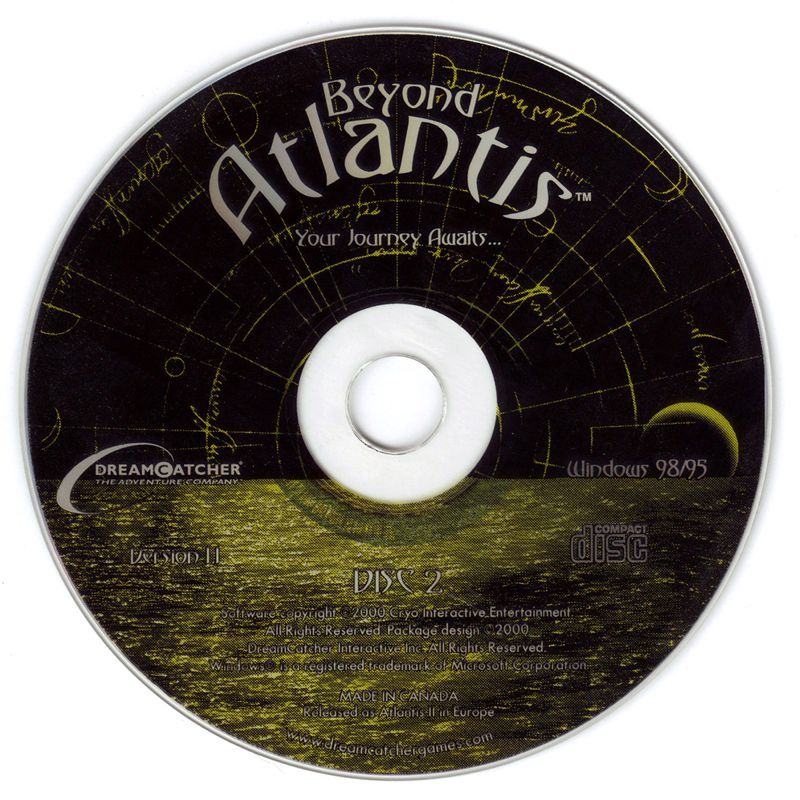 Media for Beyond Atlantis (Windows) (Version 1.1): Disc 2
