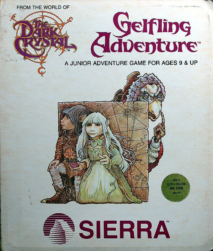 Front Cover for Hi-Res Adventure #6: The Dark Crystal (Apple II)