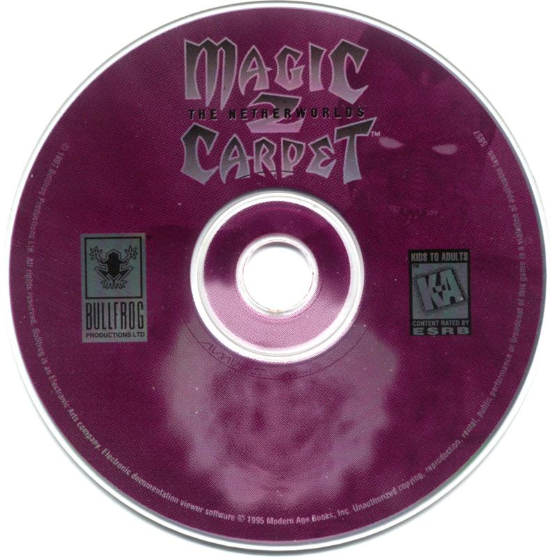 Media for Magic Carpet 2: The Netherworlds (DOS) (EA CD-ROM Classics - Gold Edition release)