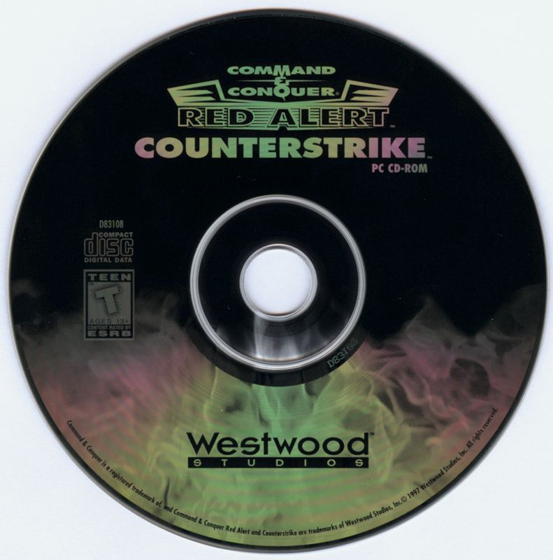 Media for Command & Conquer: Red Alert - Counterstrike (DOS and Windows)