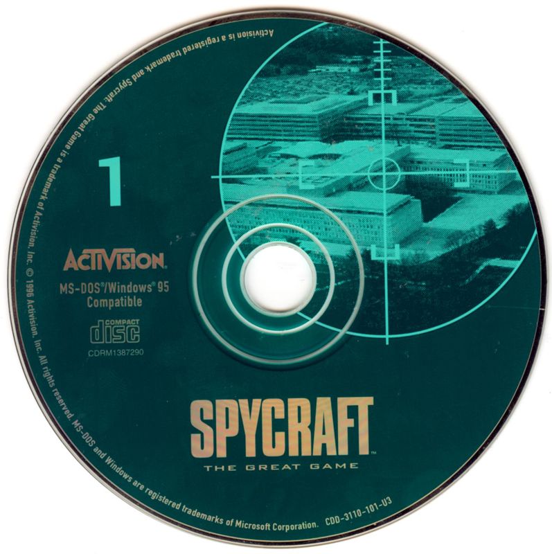 Media for Spycraft: The Great Game (DOS and Windows): Disc 1