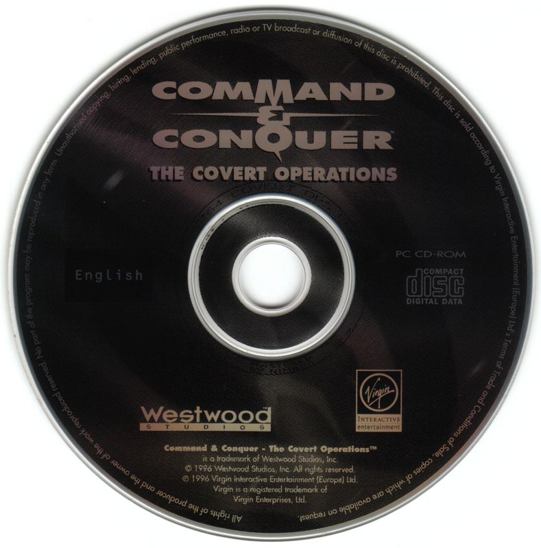 Media for Command & Conquer: The Covert Operations (DOS)