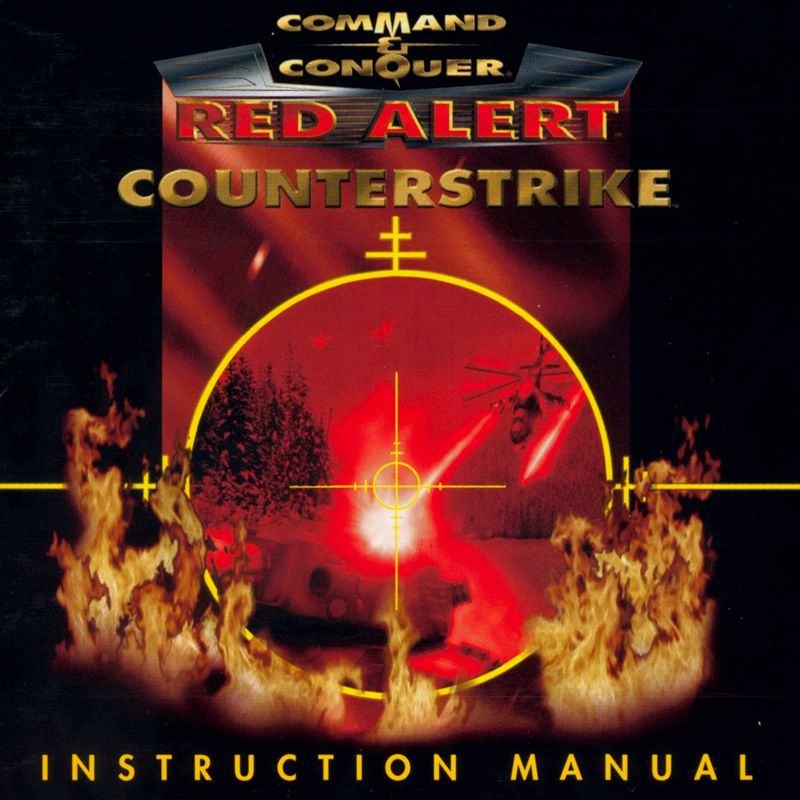 Other for Command & Conquer: Red Alert - Counterstrike (DOS and Windows): Jewel Case - Front (also a manual)