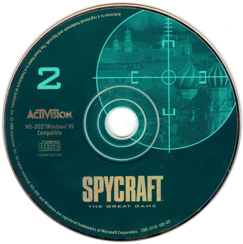 Media for Spycraft: The Great Game (DOS and Windows): Disc 2