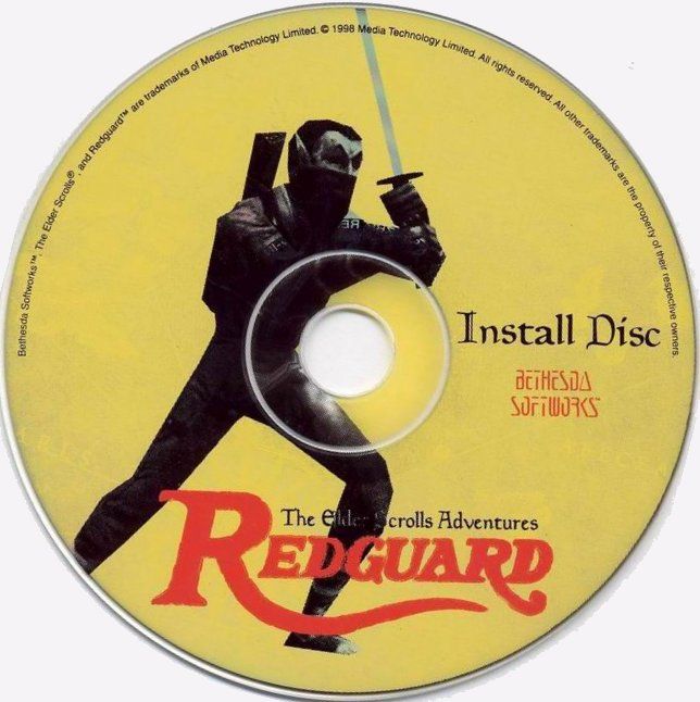 Media for The Elder Scrolls Adventures: Redguard (Windows): Install Disc
