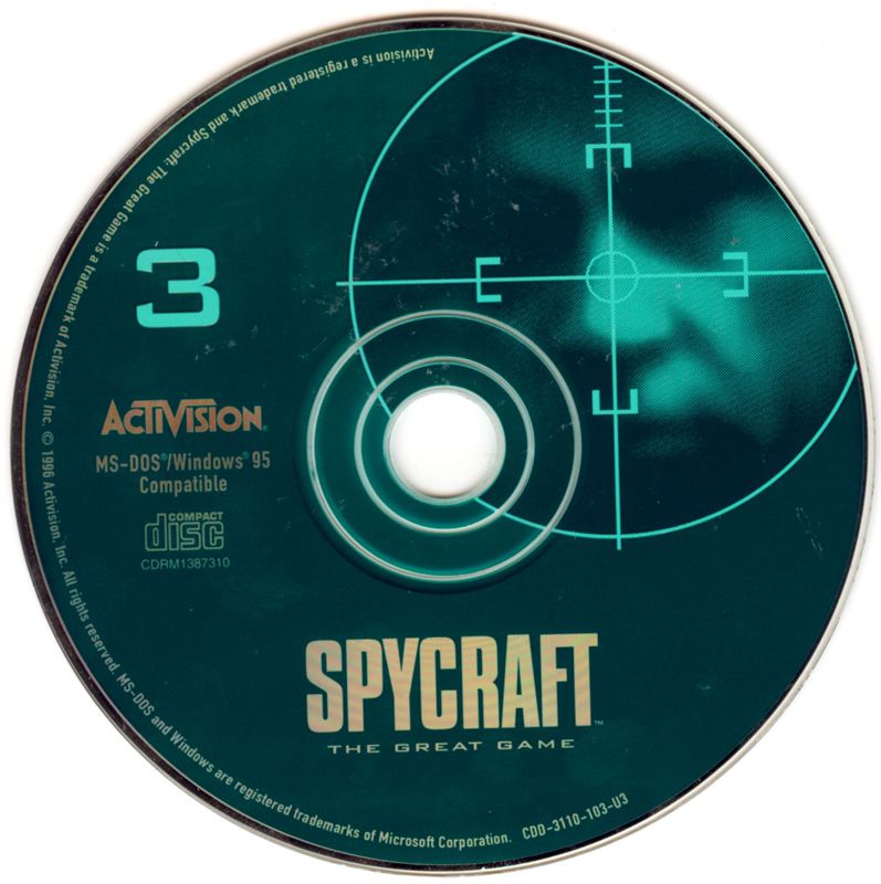 Media for Spycraft: The Great Game (DOS and Windows): Disc 3