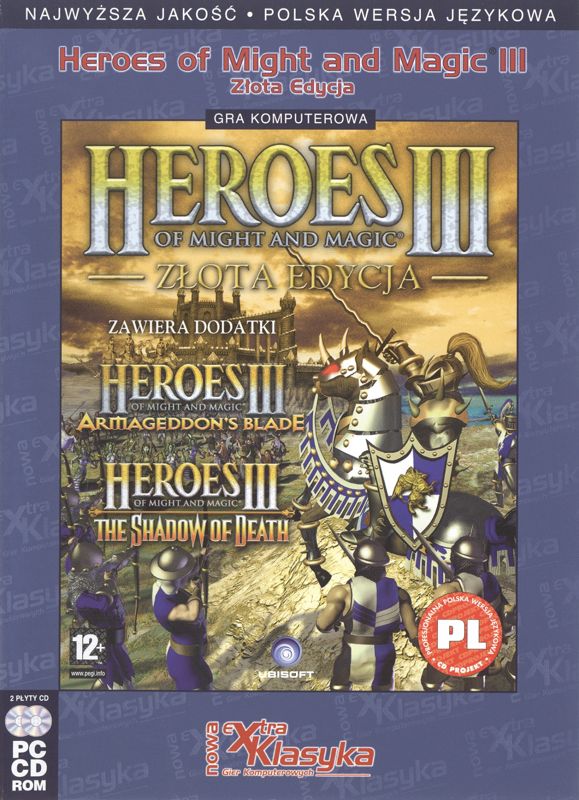 Front Cover for Heroes of Might and Magic III: Complete - Collector's Edition (Windows) (Nowa eXtra Klasyka release)