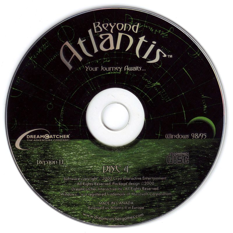 Media for Beyond Atlantis (Windows) (Version 1.1): Disc 4