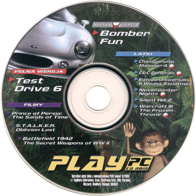 Media for Test Drive 6 (Windows) (Play #9/2003 covermount)