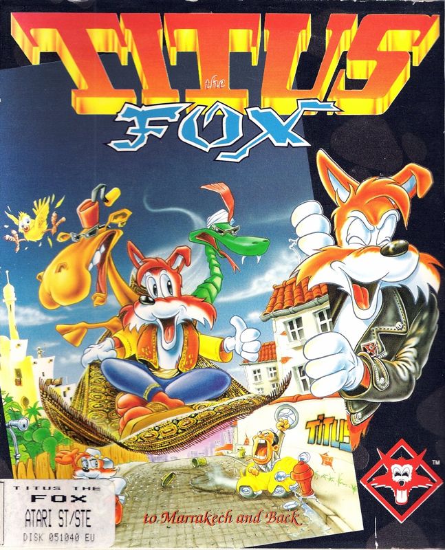 Front Cover for Titus the Fox: To Marrakech and Back (Atari ST)