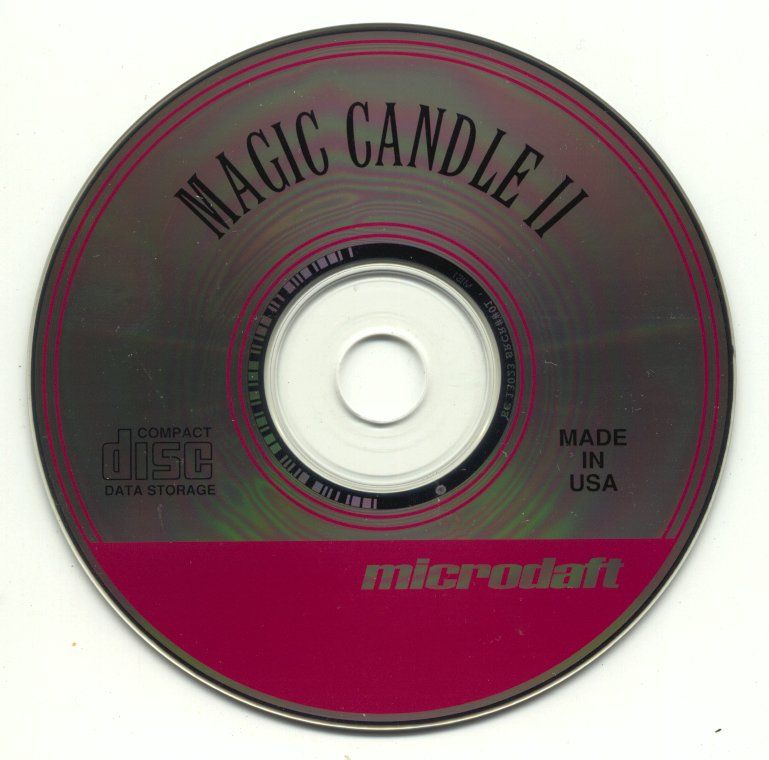 Media for The Magic Candle II: The Four and Forty (DOS) (Microdaft release)