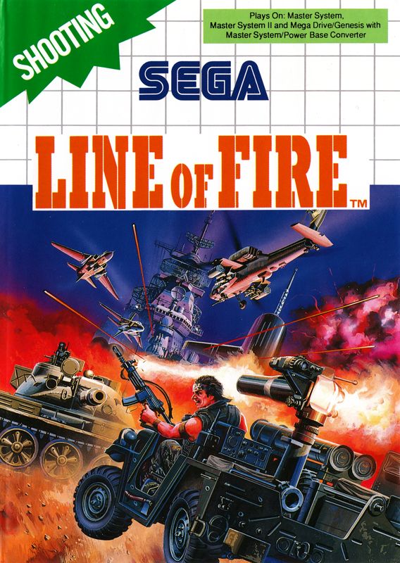 Front Cover for Line of Fire (SEGA Master System)