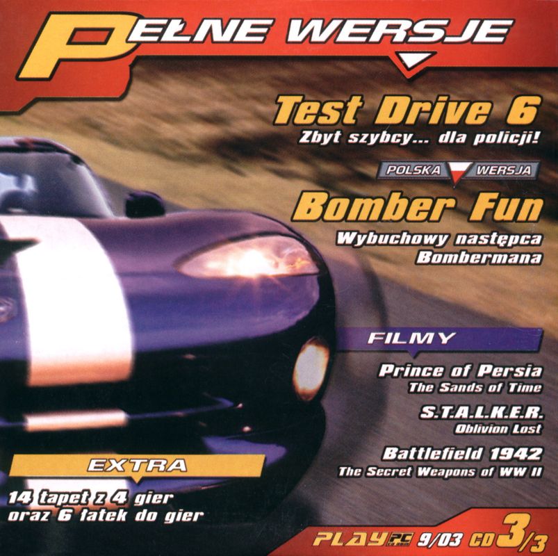 Front Cover for Test Drive 6 (Windows) (Play #9/2003 covermount)