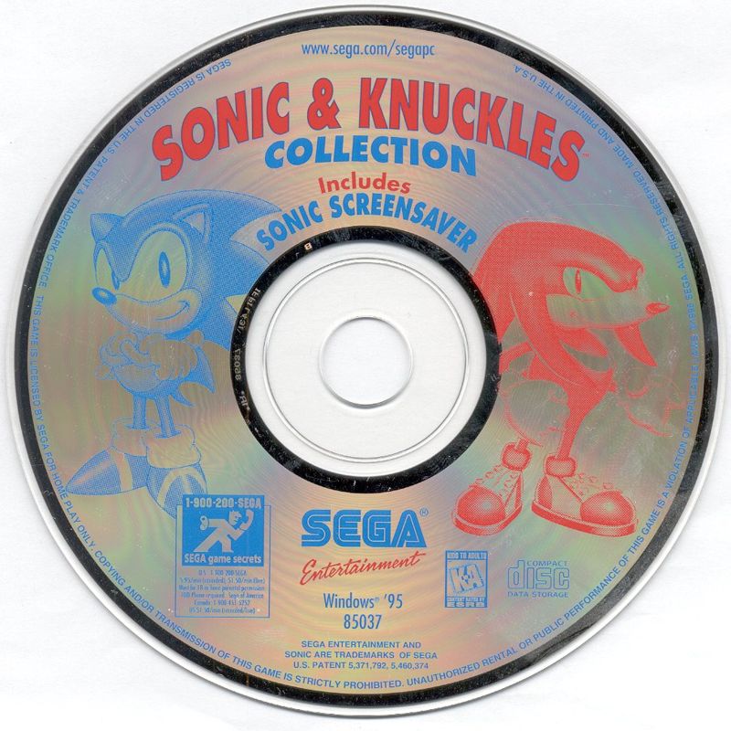 Media for Sonic & Knuckles Collection (Windows) (Jack in the Box (1996 Promotion))