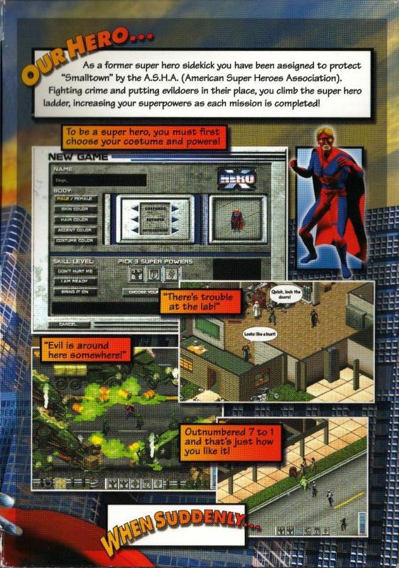 Inside Cover for Hero X (Windows): Right Flap
