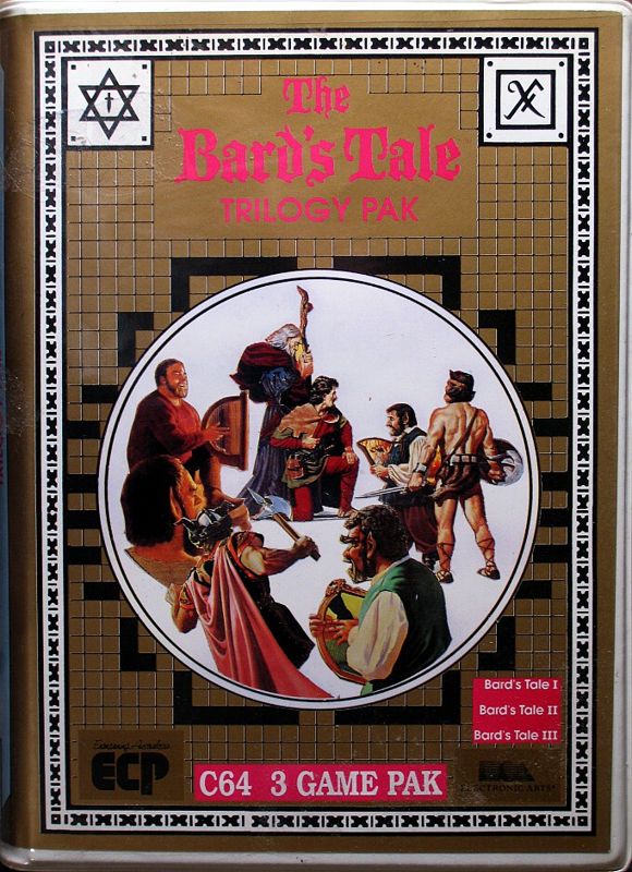 Front Cover for The Bard's Tale Trilogy (Commodore 64)
