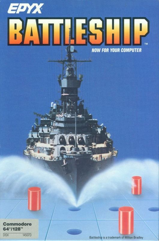 Front Cover for Battleship (Commodore 64)