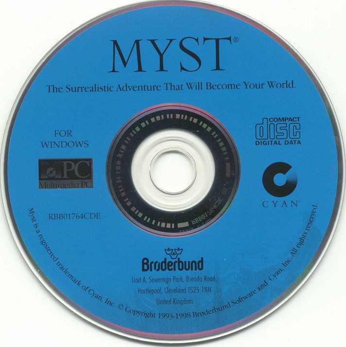 Media for Myst (Desktop Edition) (Windows and Windows 3.x)