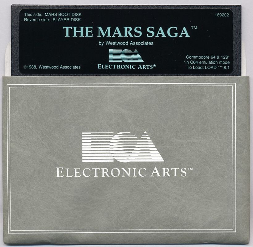 Media for Mars Saga (Commodore 64)