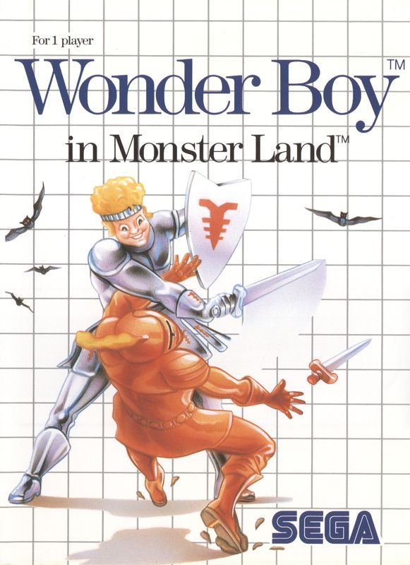 Front Cover for Wonder Boy in Monster Land (SEGA Master System)