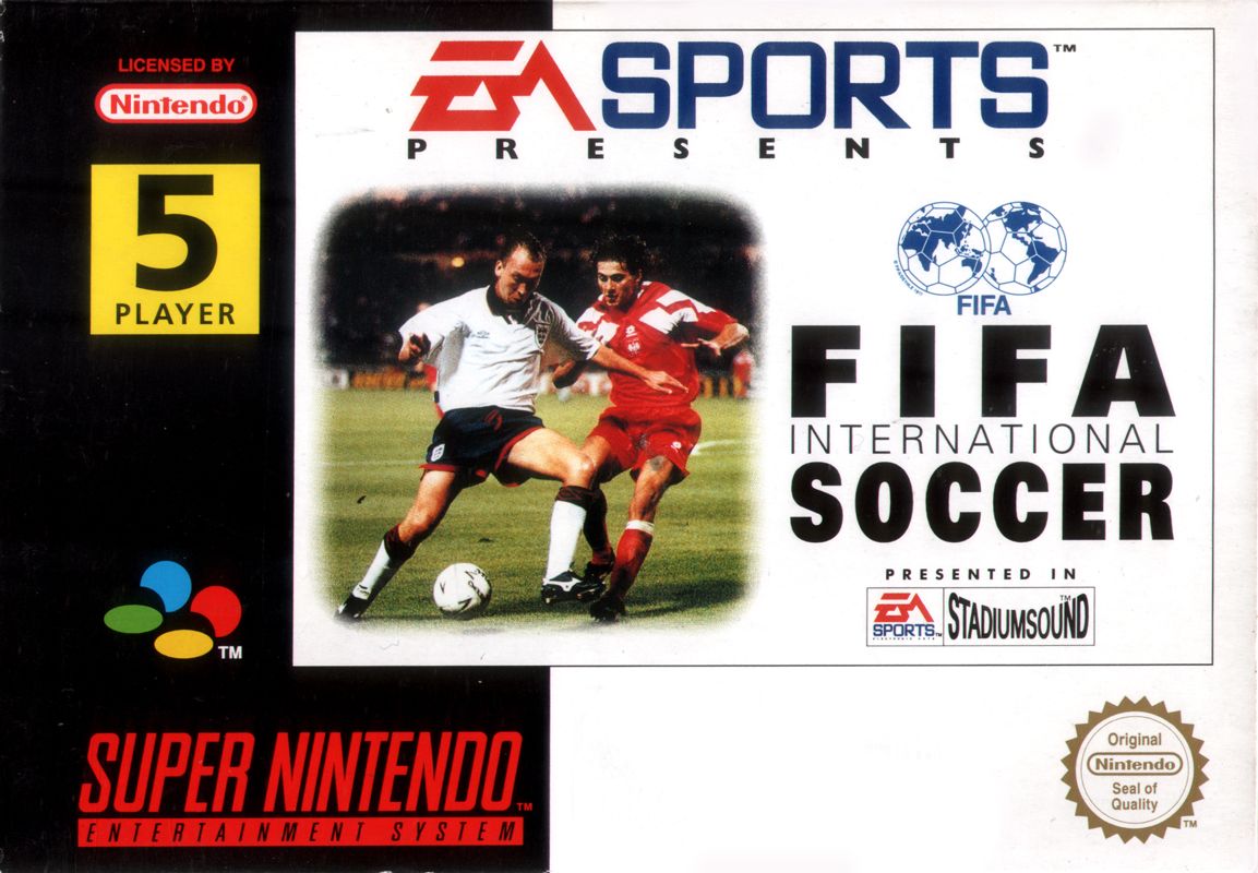 Front Cover for FIFA International Soccer (SNES)