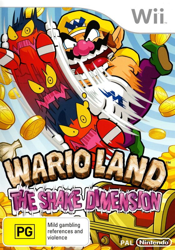 Front Cover for Wario Land: Shake It! (Wii)