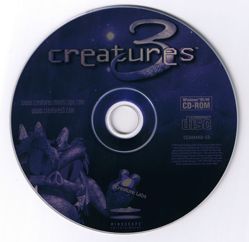 Media for Creatures 3 (Windows) (Release with game poster)