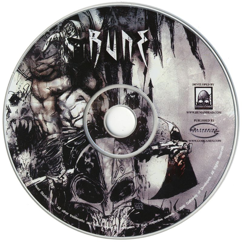 Media for Rune (Windows): Game Disc