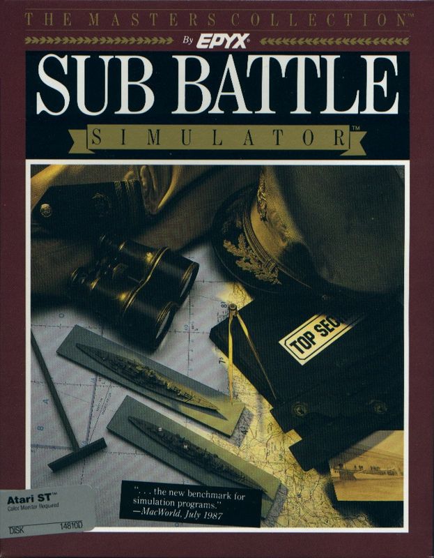 Front Cover for Sub Battle Simulator (Atari ST)