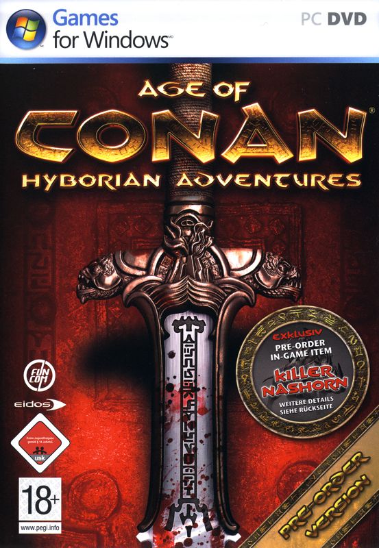 Front Cover for Age of Conan: Hyborian Adventures (Pre-Order Version) (Windows)