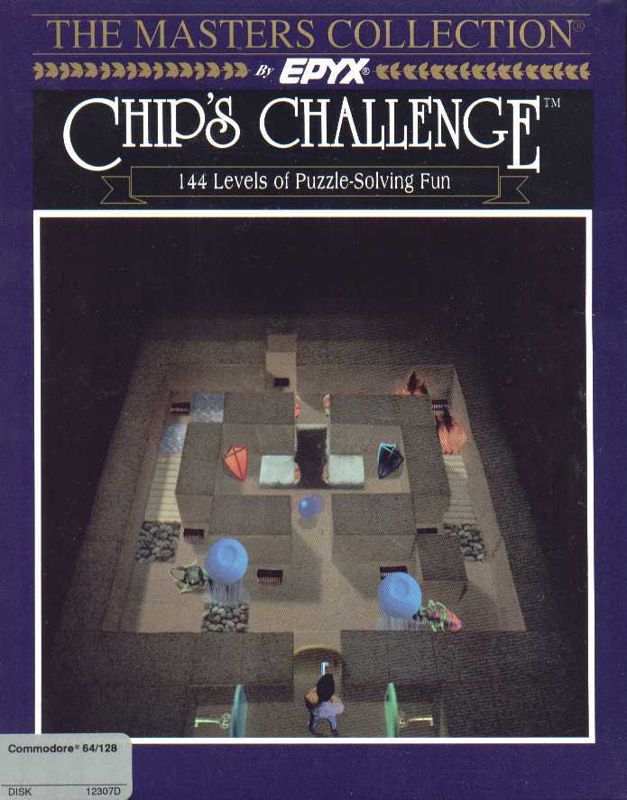 Front Cover for Chip's Challenge (Commodore 64)