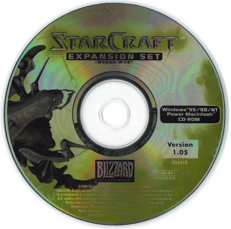 Media for StarCraft: Brood War (Macintosh and Windows): Version 1.05