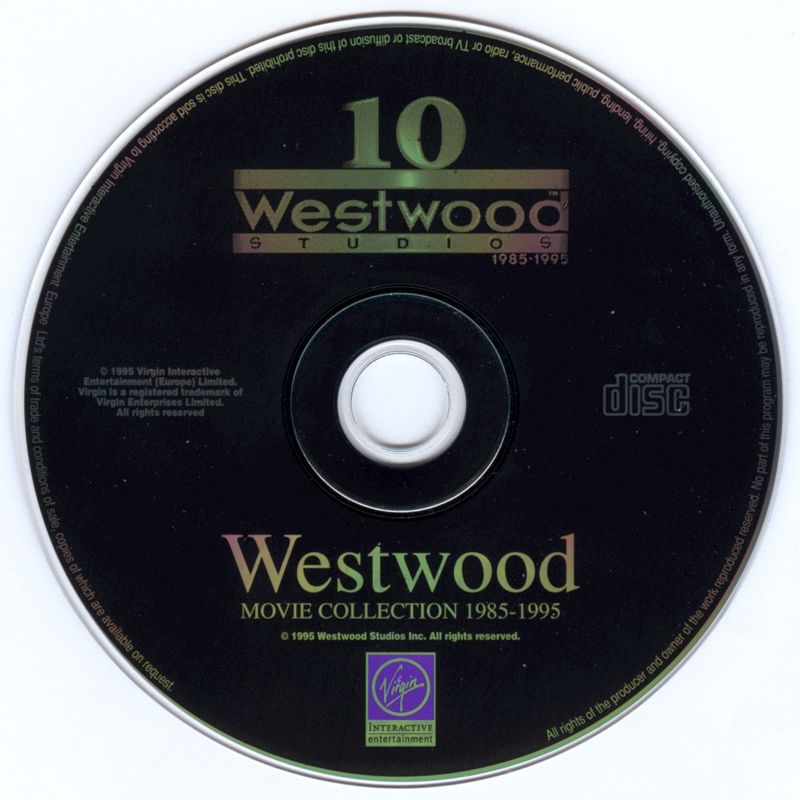 Extras for Westwood 10th Anniversary (DOS): Westwood Movie Collection