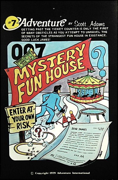 Front Cover for Mystery Fun House (Atari 8-bit) (first release)