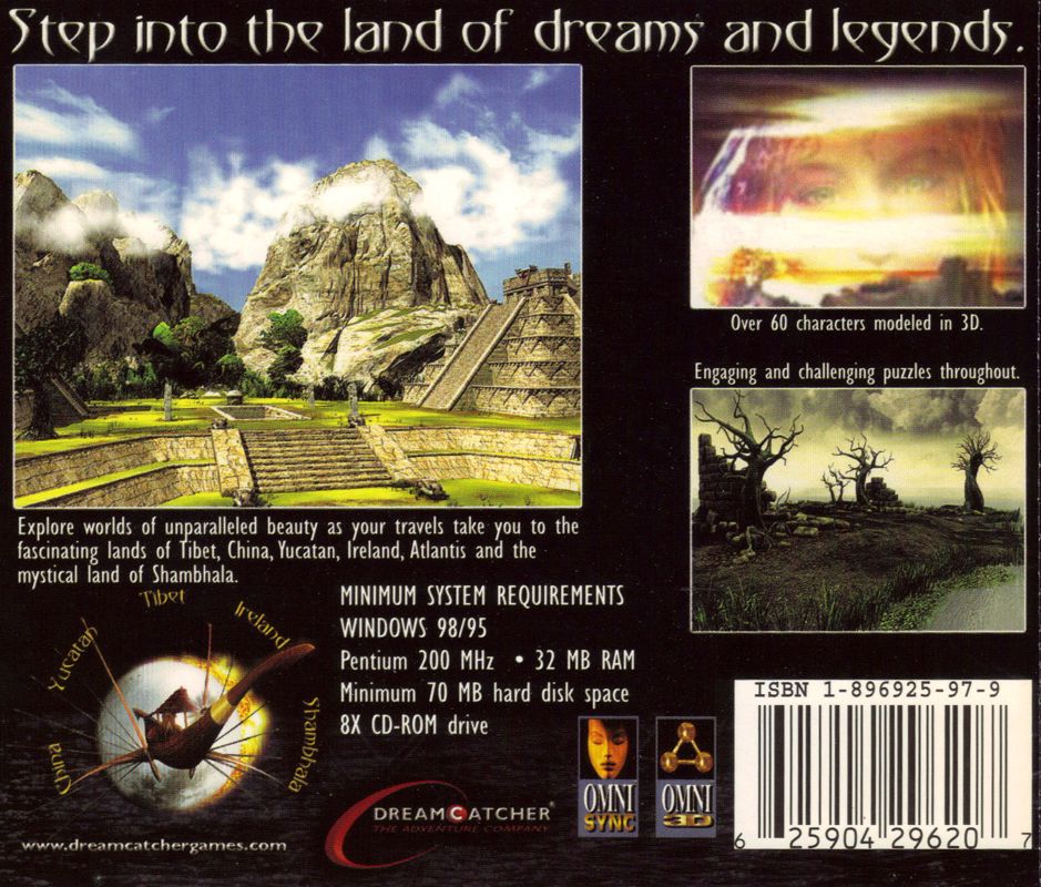 Back Cover for Beyond Atlantis (Windows) (Version 1.1)