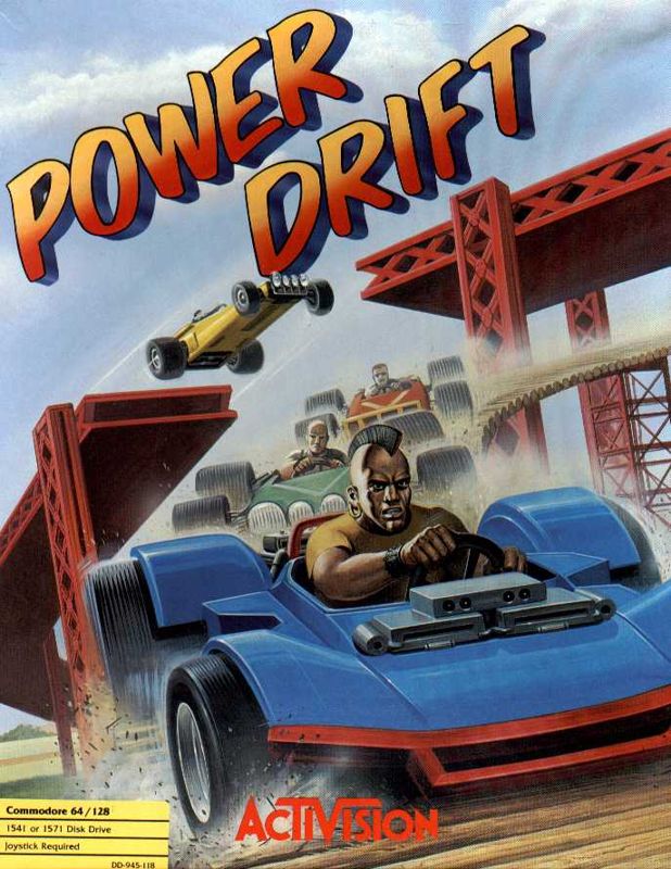 Front Cover for Power Drift (Commodore 64)