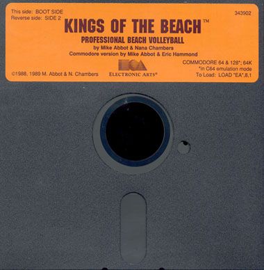 Media for Kings of the Beach (Commodore 64)