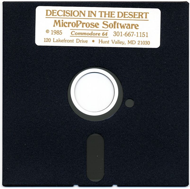 Media for Decision in the Desert (Commodore 64)