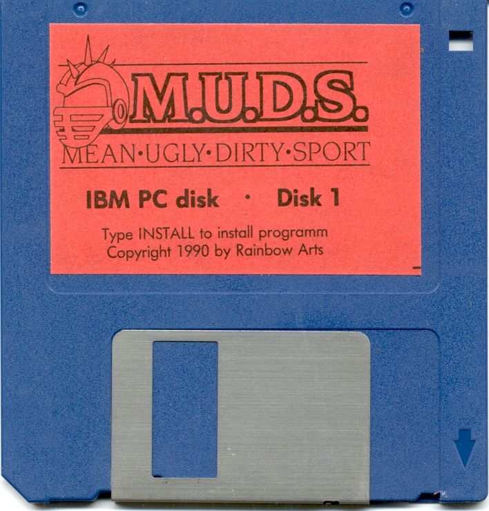 Media for M.U.D.S.: Mean Ugly Dirty Sport (DOS) (3.5" Disk release)