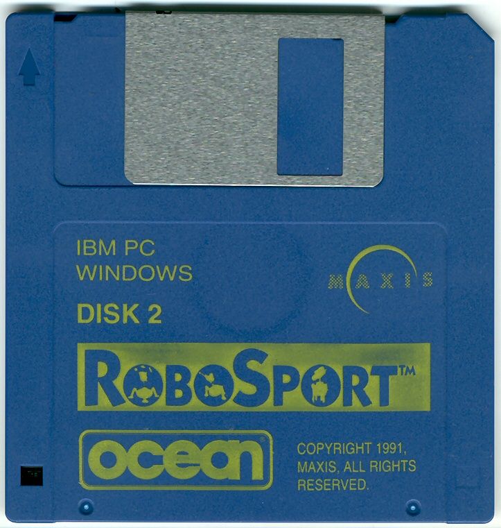 Media for RoboSport (Windows 16-bit): 3.5" Floppy - Disk 1/2