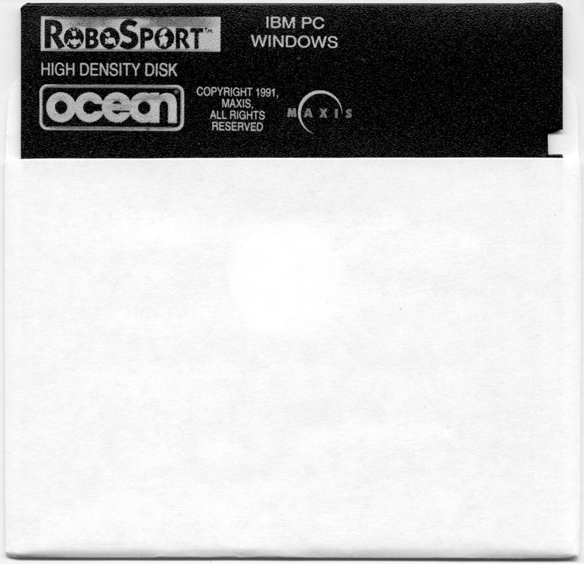 Media for RoboSport (Windows 3.x): 5.25" Floppy