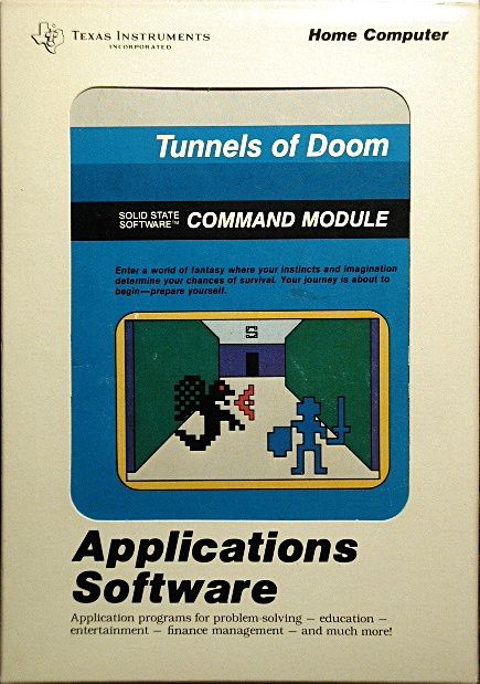 Front Cover for Tunnels of Doom (TI-99/4A)