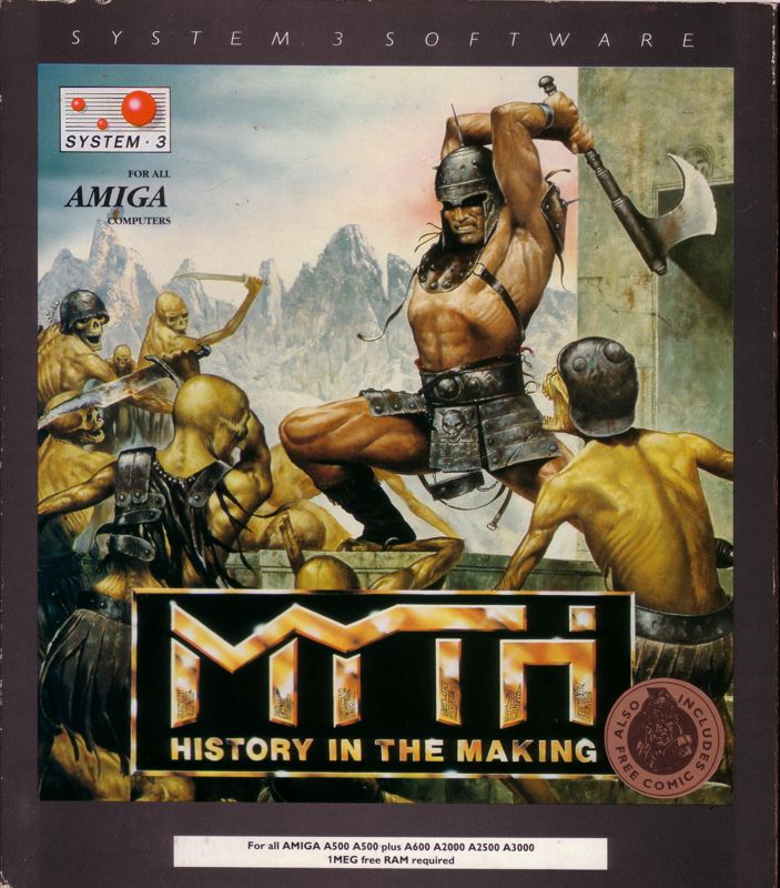 Front Cover for Myth: History in the Making (Amiga)
