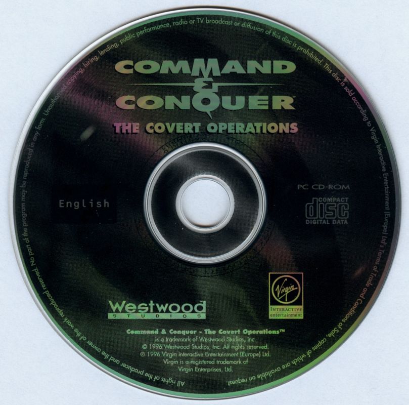 Media for Command & Conquer + The Covert Operations (DOS): The Covert Operations