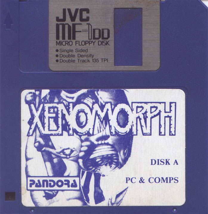 Media for Xenomorph (DOS): Disk 1/2
